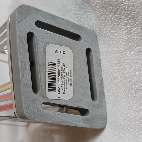 Bath & Body Works Wavy Stripe Pride Retro Gentle Foaming Soap Holder Sleeve - Picture 4 of 5